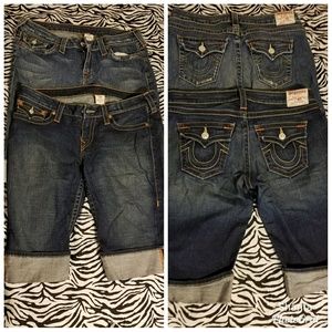 True Religion Bermuda sz 32 2 pairs
